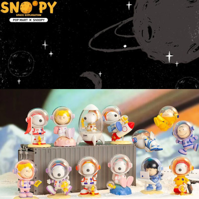 Figurines Snoopy Space Exploration - boite de 12 pcs
