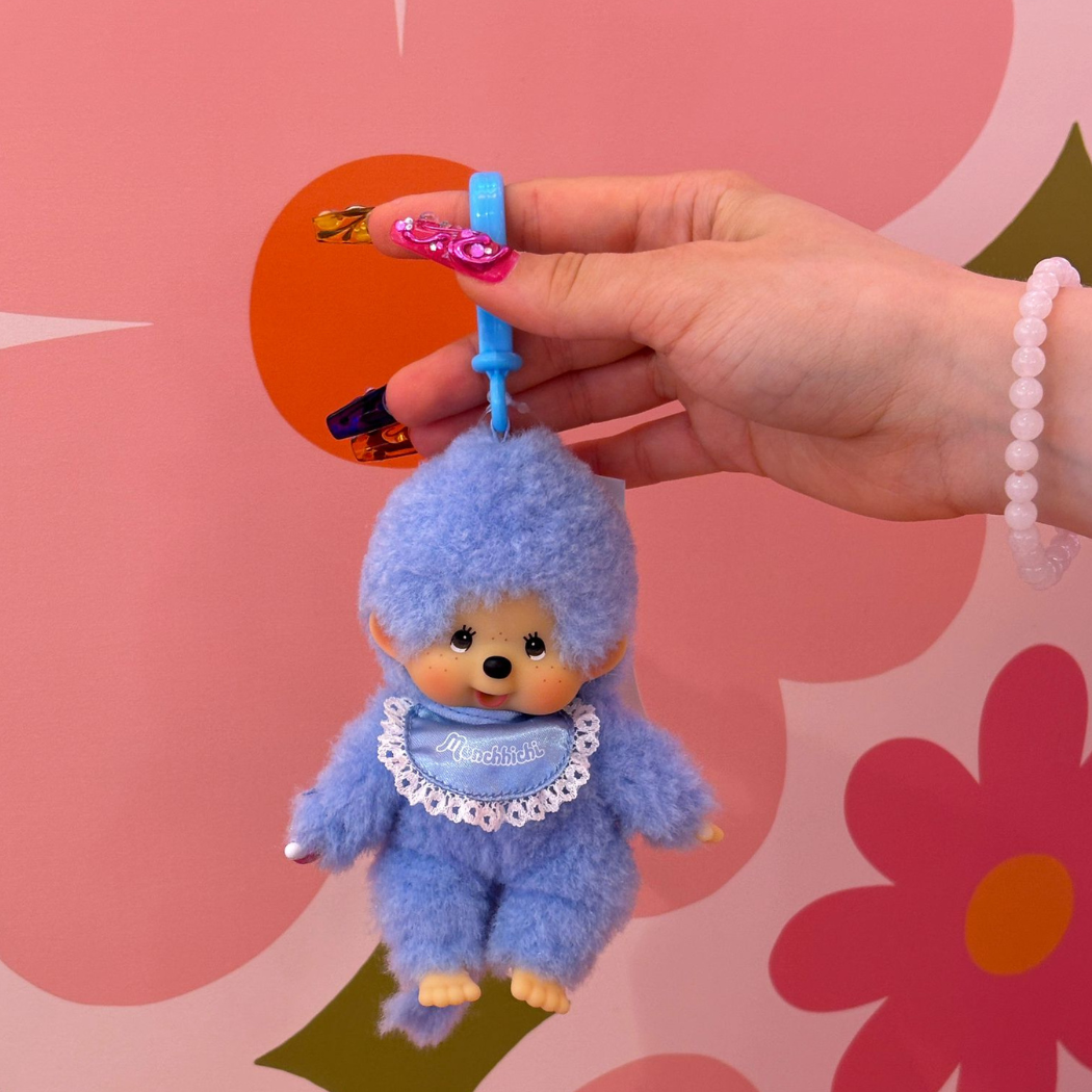 Porte-clés Bunny bleu clair - Victoria Céramique